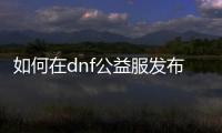 如何在dnf公益服发布网增幅装备
